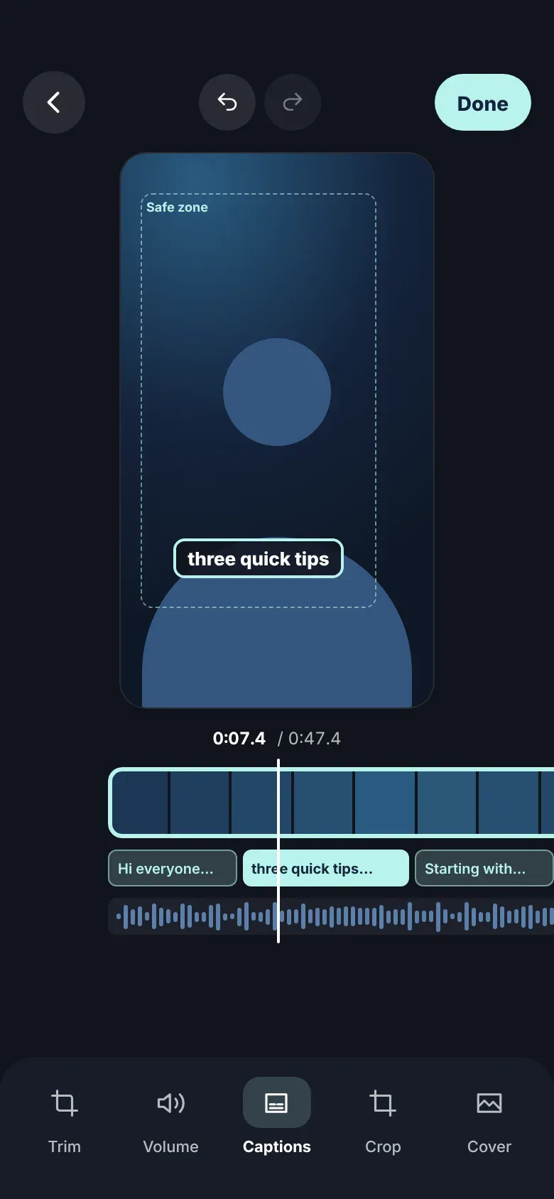 Video editor